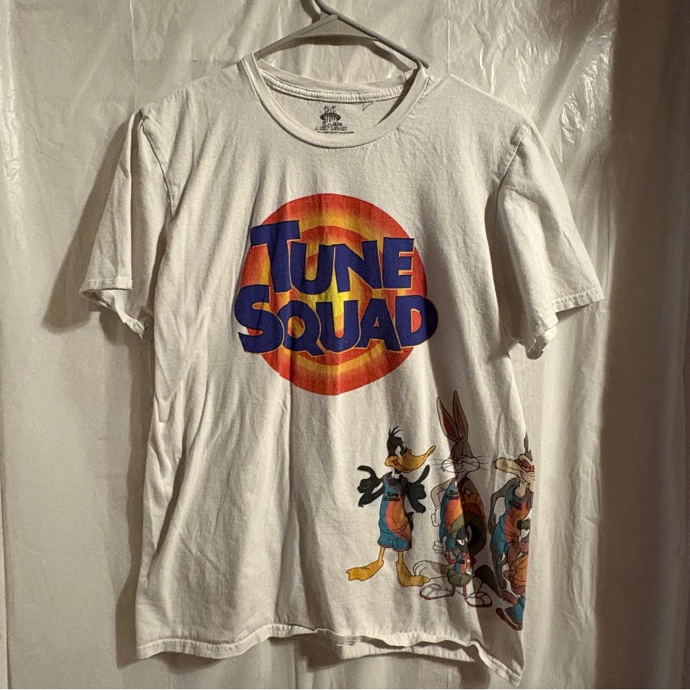 Looney Tunes Space Jam Tune Squad‎ Double Sided Graphic T-Shirt Men’s Sz Med